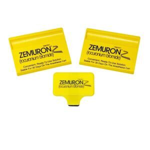 Zemuron RX Pharmaceutical Rep Promotional Advertising Clip Magnet Lot of 3 RARE